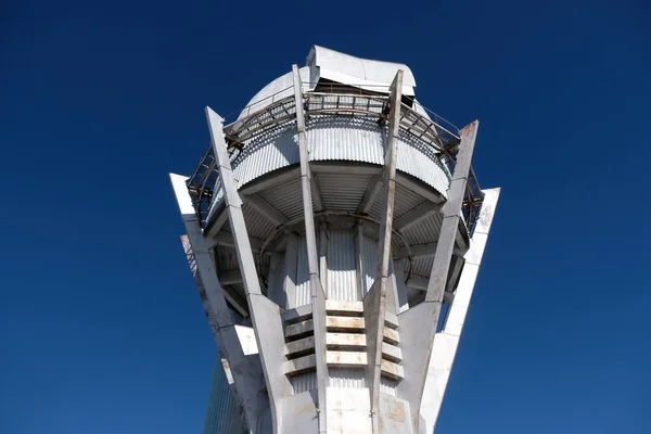 アルマトイ カザフスタン 2020 天山天文台 太陽光発電所の建設 — ストック写真
