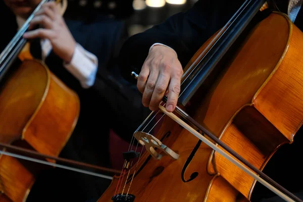 Almaty Kazakhstan 2020 Concert Symphony Orchestra Performing Different Compositions Stage — Stock Photo, Image