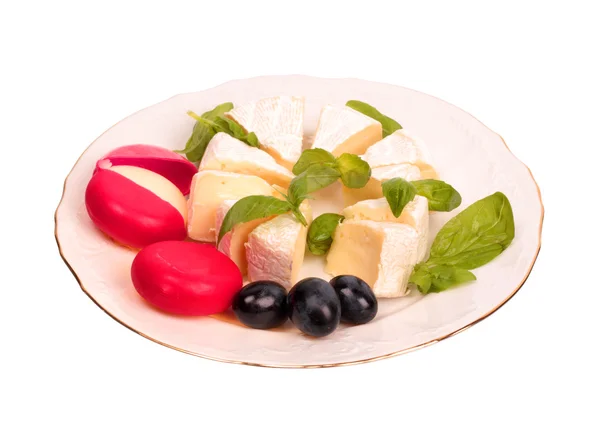 Cheese plate — Stock Photo, Image