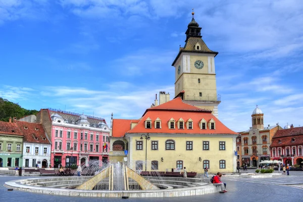Belediye Meydanı brasov şehir, piata Sfatului'deki, Romanya