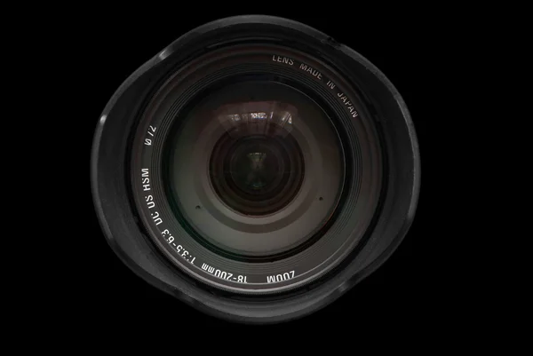 A foto de viagem uma foto um tiro para fotografar uma lente — Fotografia de Stock