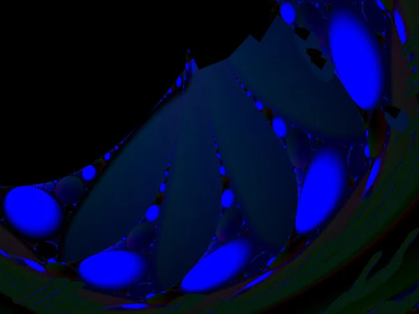 Абстрактный современный ярко-синий фон круга — стоковое фото