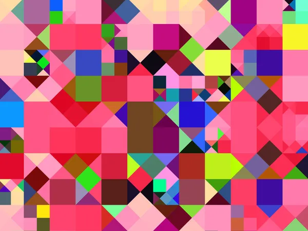 Αφηρημένη πολύχρωμα τετράγωνα φόντο — Φωτογραφία Αρχείου