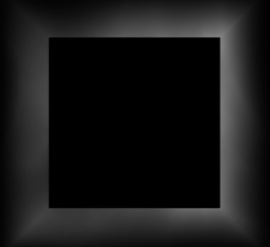 boş siyah çerçeve