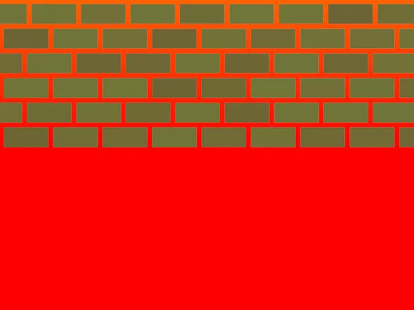 Abstrakter Hintergrund Rote Lebendige Steigung Ziegelwand Geometrische Dekorative Moderne Muster — Stockfoto