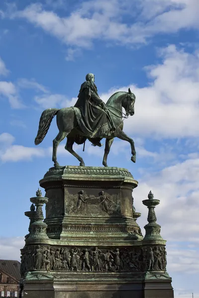Sakson kralı johann Anıtı — Stok fotoğraf