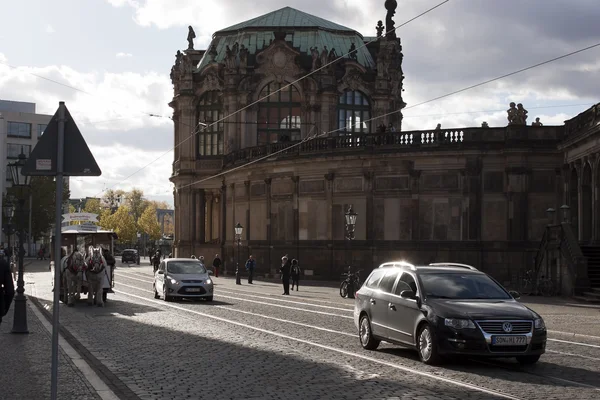 I den centrala delen av den gamla dresden — Stockfoto