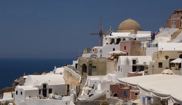 Oia, santorini, gresk – stockfoto