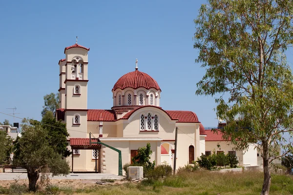 Město kostel v georgioupolis, Kréta, Řecko — Stock fotografie