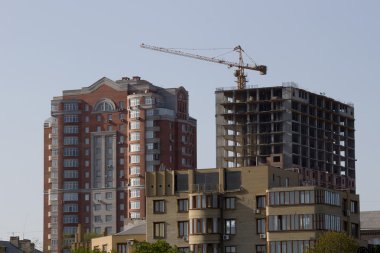 Donetsk Puşkin Bulvarı yakınında yeni ev yapımı