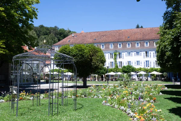 Ueberlingen Bodenseekreis Baden Wuerttemberg Germany Июля 2022 Года Bad Hotel — стоковое фото