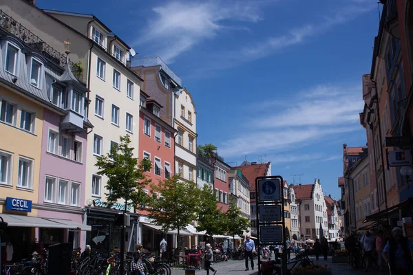 Lindau Bavaria Germany May 2022 Streets Old Town Island Lindau — Stock Photo, Image