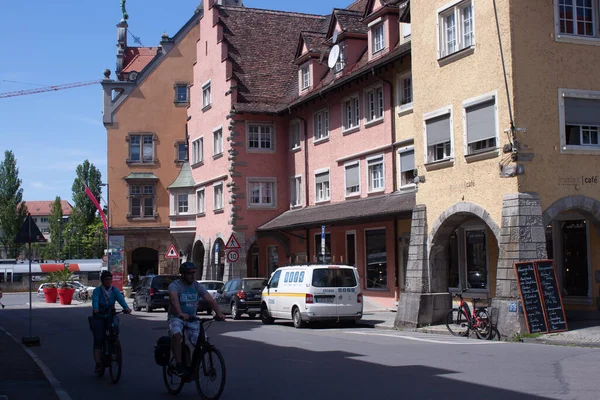 Линдау Бавария Германия Мая 2022 Года Улицах Старого Города Острове — стоковое фото