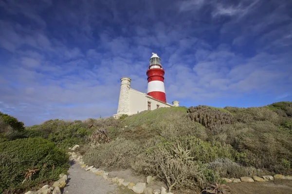 Vuurtoren, Kaap agulhas — Stockfoto