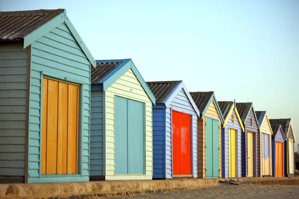 Strand hutten — Stockfoto