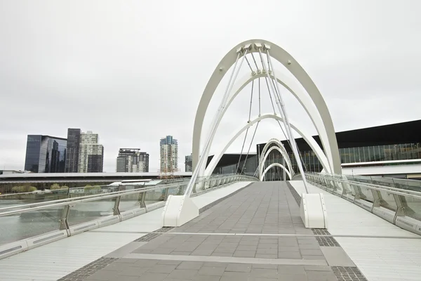 Puente y vista de Melbourne — Foto de Stock