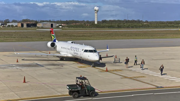 Samolot linii lotniczych Południowej Afryki — Zdjęcie stockowe