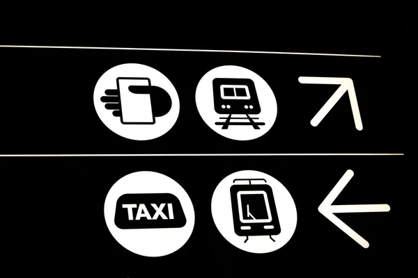 Znak transportu — Zdjęcie stockowe