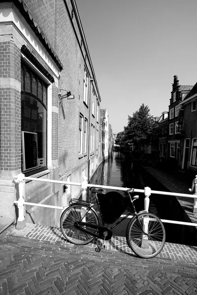 Romantic village scene in Netherlands — Stock Photo, Image