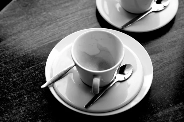 空的咖啡杯 — 图库照片