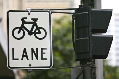 bisiklet döngüsü lane işareti