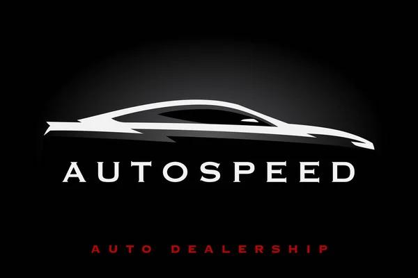 Sports Vehicle Auto Logo Motor Car Dealer Emblem Auto Garage — Διανυσματικό Αρχείο