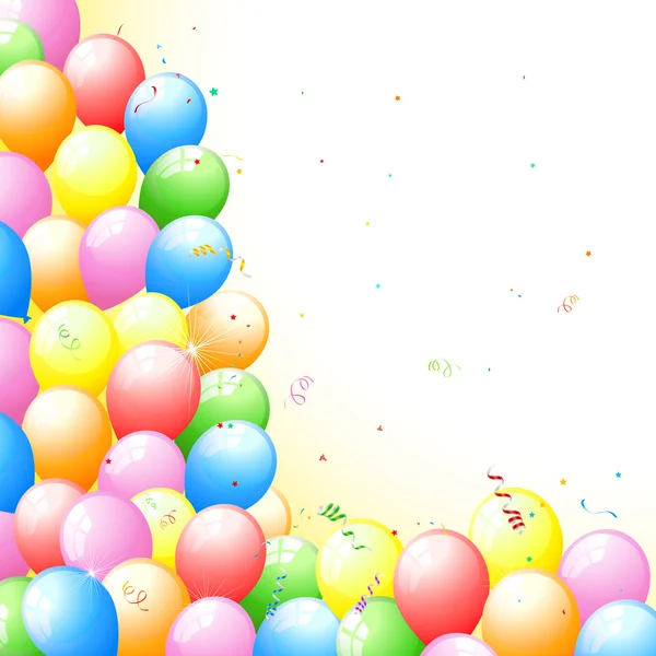 Bunter Luftballon — Stockvektor