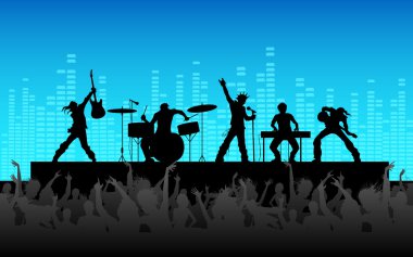 Rock band performans