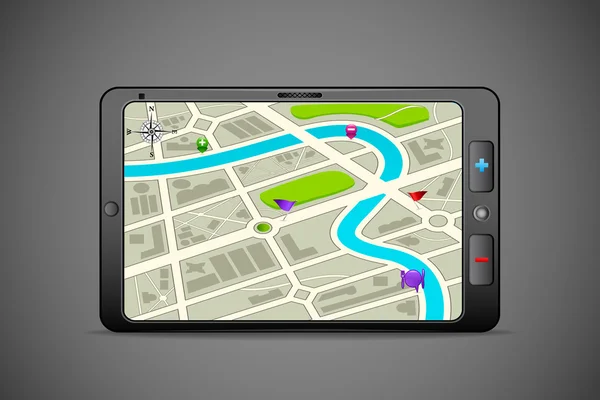 Instrumento GPS — Vector de stock