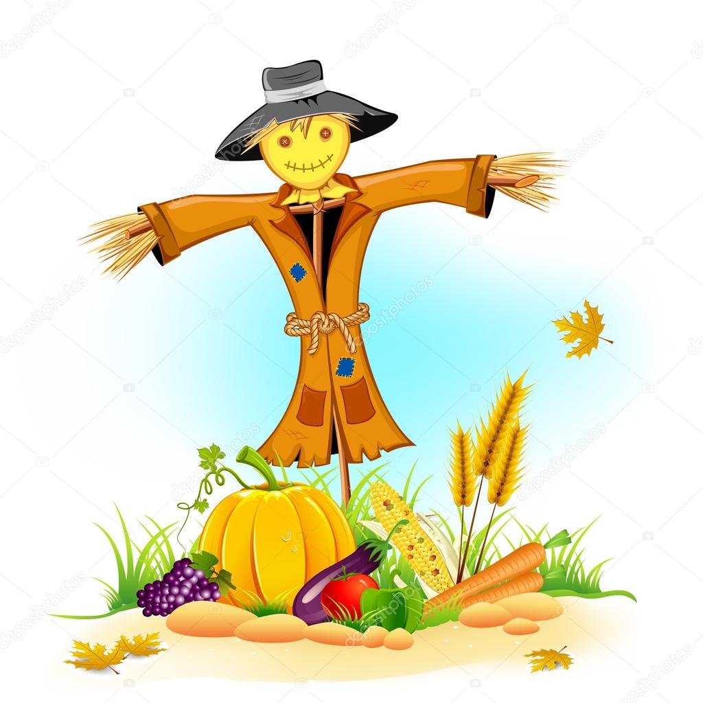 Scarecrow with Vegetable