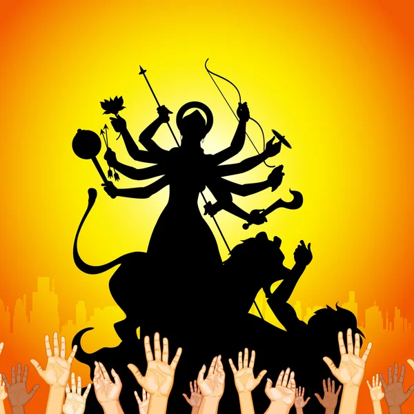 Durga Puja — Image vectorielle