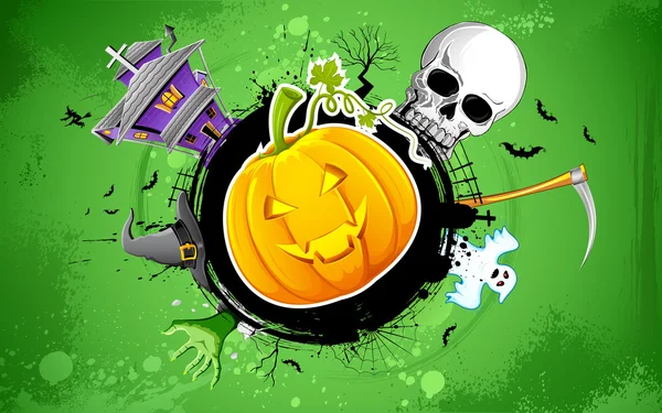 Fundo de Halloween — Vetor de Stock