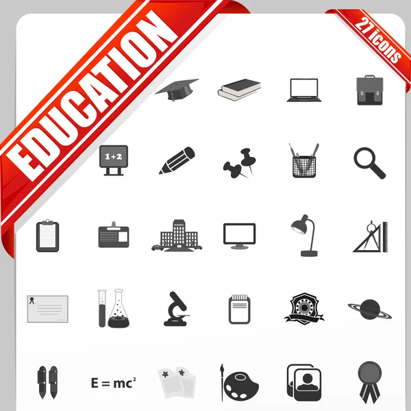 Icono de educación — Vector de stock