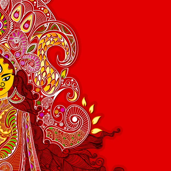 Durga Puja — Stok Vektör