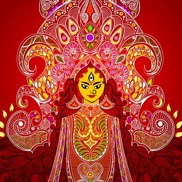 Durga Puja — Stock Vector