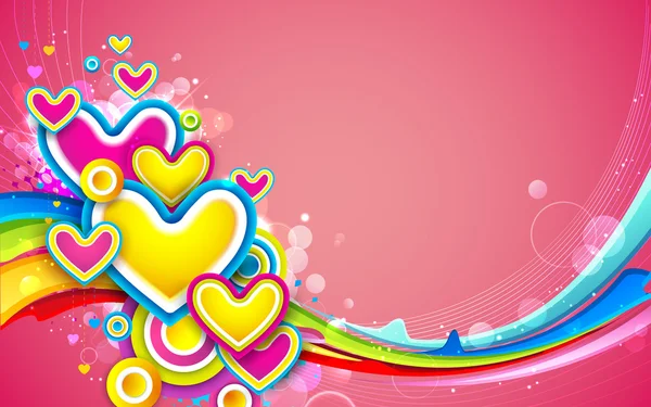 Colorful Heart — Stock Vector