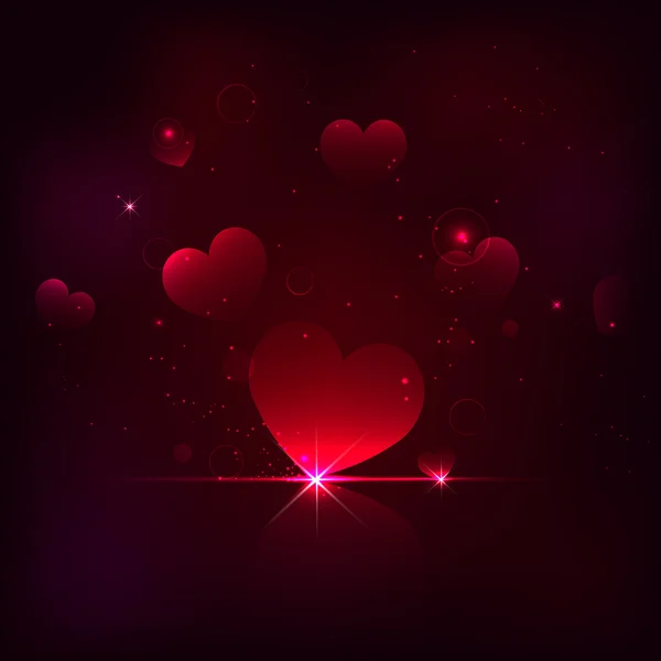 Coeur brillant — Image vectorielle