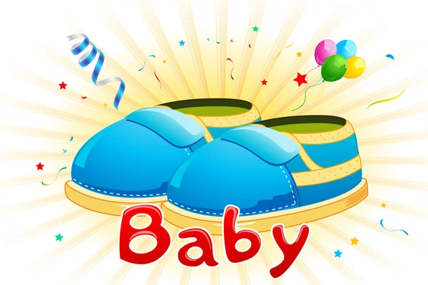 Sapatos de bebê —  Vetores de Stock