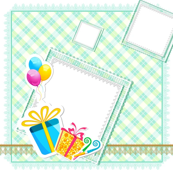 Birthday Card — Stock Vector