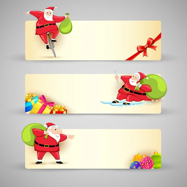 Kerst banner — Stockvector