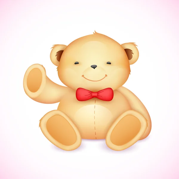 可爱的泰迪熊 — 图库矢量图片