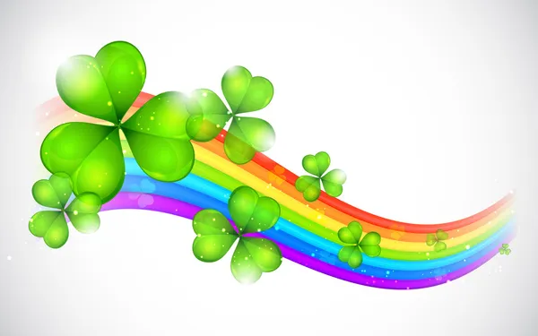 Hintergrund zum St. Patrick 's Day — Stockvektor