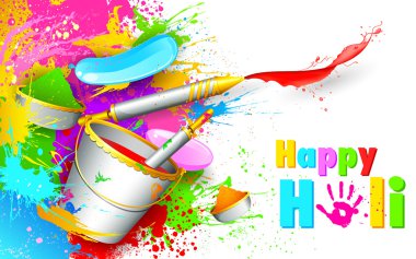 Holi arka plan rengi kova