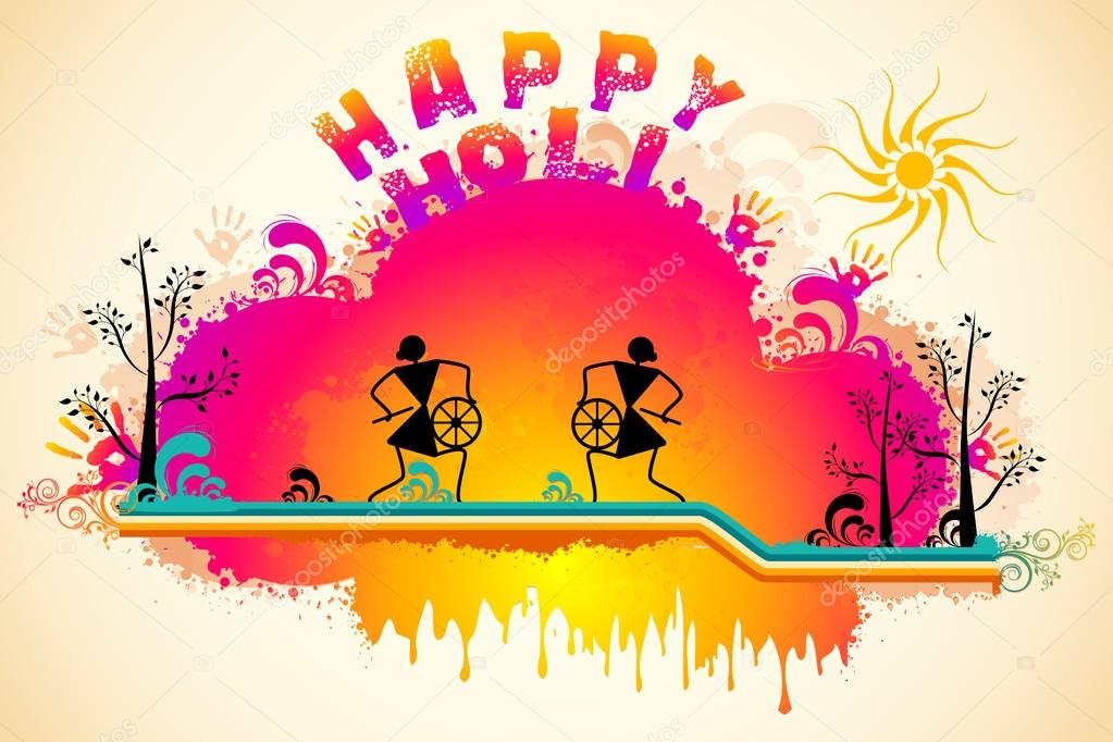 Holi Background Stock Vector Image by ©vectomart #22226327