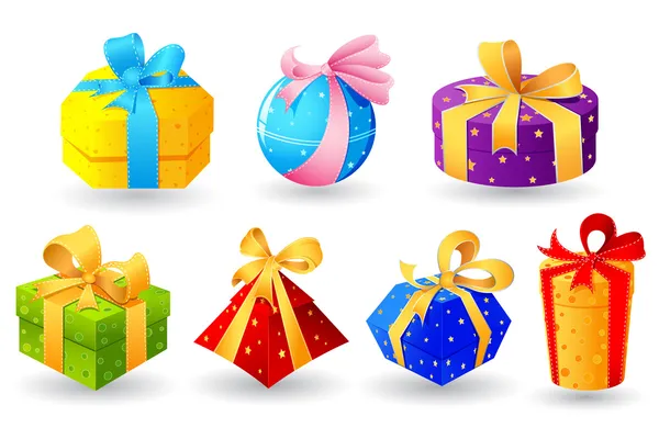Colorful Gift — Stock Vector