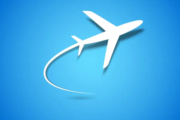 Décollage d'avion — Image vectorielle