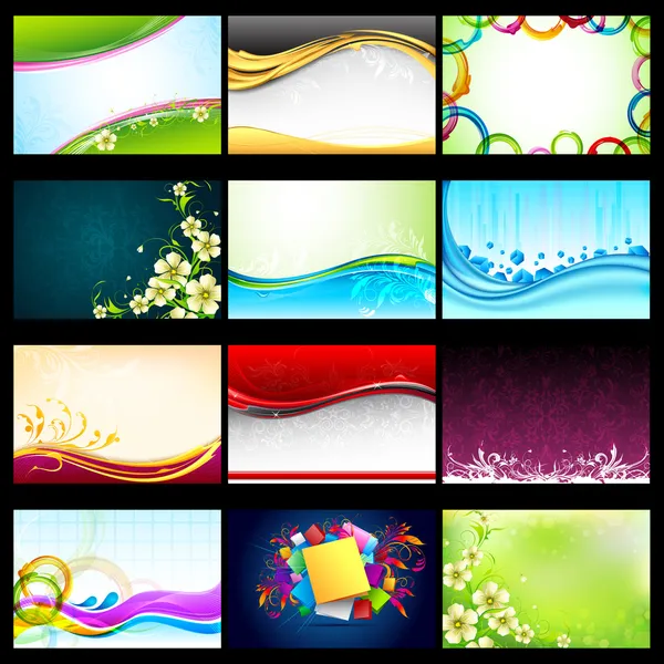 Vector Background Collection — Stock Vector