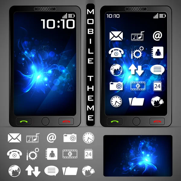 MobilePhone thema — Stockvector