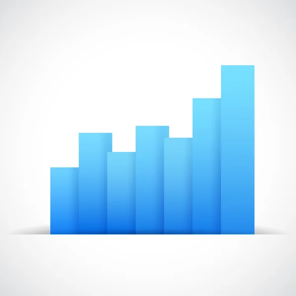 Infograph Business Graph — Stock Vector