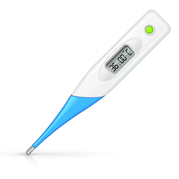 Digital Thermometer — Stock Vector